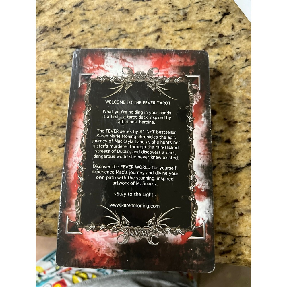 New FEVER TAROT Deck Inspired by Karen Marie Moning's Novels